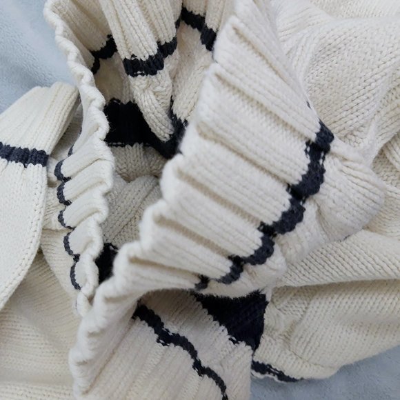 Gap Kids 100% Cotton Cable Knit Pullover Fisherman Sweater XS Youth Age 3-4 - Picture 7 of 7